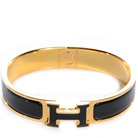 all black hermes bracelet|Hermes enamel bracelets for women.